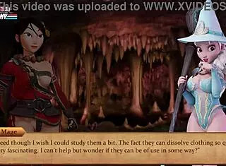 princess quest demo with redhead anime character