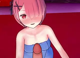 Ram Jerks Off With His Feet In The Love Hotel, Wearing Only A Towel