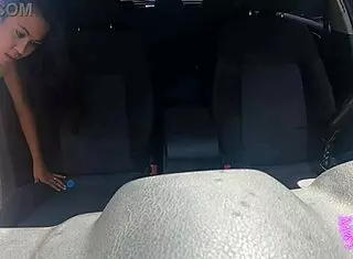 Big-Titted Woman Meets Stranger In Car For Quick Encounter