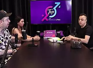 safada gives blowjob after hearing about condom for voyeur - freddy dogging in sheer red