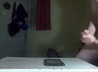 Jerking hard for Cassidyboo leads to cum on face