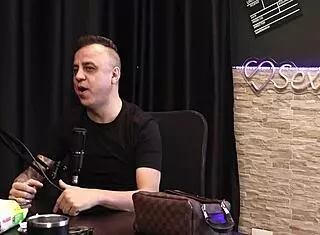 safada gives blowjob after hearing about condom for voyeur - freddy dogging in sheer red