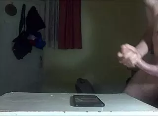 Jerking hard for Cassidyboo leads to cum on face