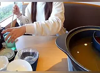 perverted flat-chested slut wife in creampie affair for two days