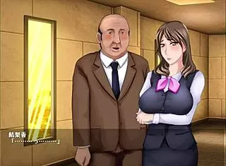 Pretty office beauty bounces boobs for boss secretly