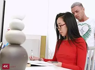 slender asian li loo drilled by metrosexual