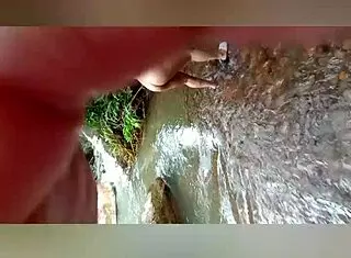 Got So Horny at the River, Fucked a Stranger. Nature Sex Feels Amazing, AlexaChris20!