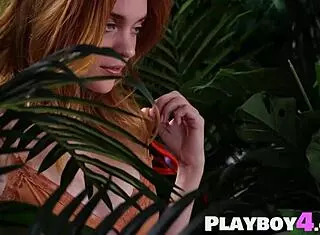 Redhead Babe Celeste Rasmussen Shows Perfect Tits!