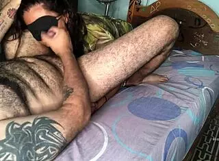 Submissive slut obeys every command