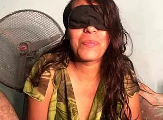 Submissive slut obeys every command