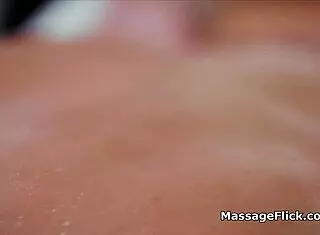 beautiful masseuse seducing housewife on the table