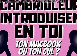 Ready for two burglars to double penetrate you in French gay audio?