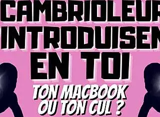 Ready for two burglars to double penetrate you in French gay audio?