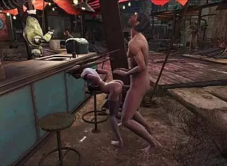 fallout 4 marie rose goes on a public outdoor sex adventure with fucking and anal