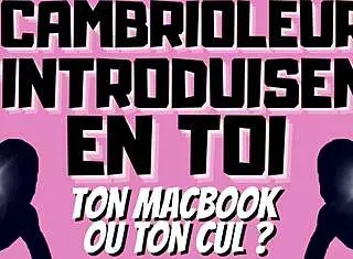 Ready for two burglars to double penetrate you in French gay audio?