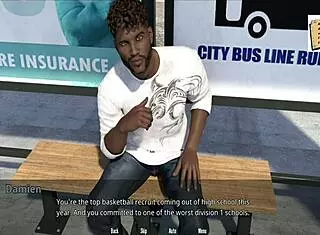 Wvm 4 plays basketball with Shauna in a casual homemade game