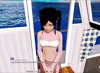 exploring the harem hotel in this anime game