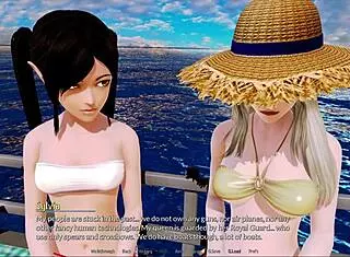 exploring the harem hotel in this anime game