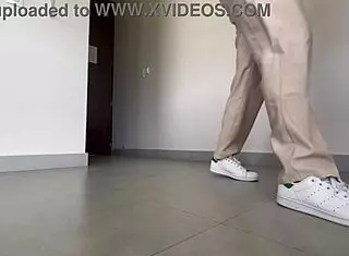 My Coworker Passionately Loves Orgasms In The Hotel Hallway