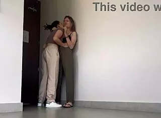 My Coworker Passionately Loves Orgasms In The Hotel Hallway