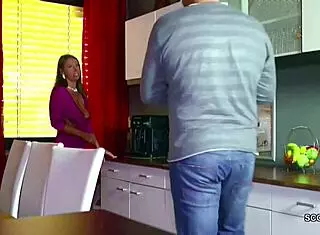 father fucking his stepdaughter with mega tits in hardcore action 😈