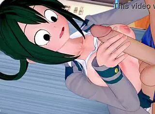 Froppy in School Uniform Visits Infirmary for Uncensored Handjobs