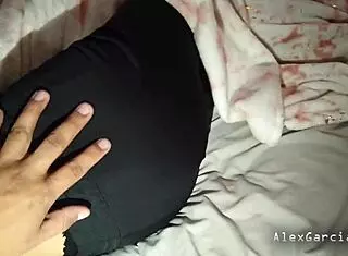 WAKE UP! I LICK STEPSISTER'S ASS AND TITS IN BEDROOM SCENE!