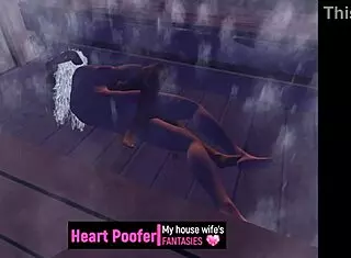 sauna sex with cartoon characters banging hard.