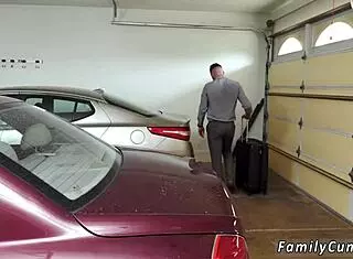 Fucking my associate's petite step daughter hard and deep