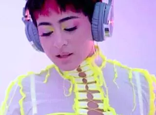 Mia Valentine, stunning Latina teen, poses seductively in lingerie, showcasing her hot big ass with striptease moves and undressing.