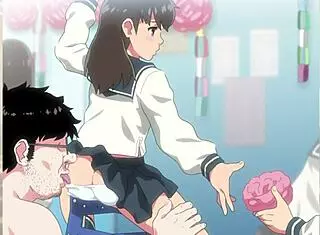 Teacher Seduces Beautiful Anime Students