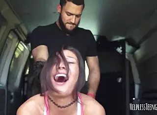 Stranded Asian Babe Mena Li Endures Rough Bondage Fucking In BDSM Scene.