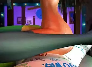 horny brunette deepthroats big cock