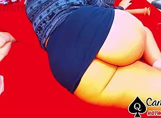 Solo Babe Cums On Ass With Double Toys