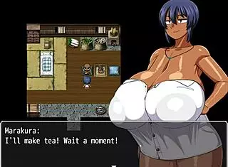 Perempuan sawo matang Natsuki main hentai, lancap kote besar hitam 😏