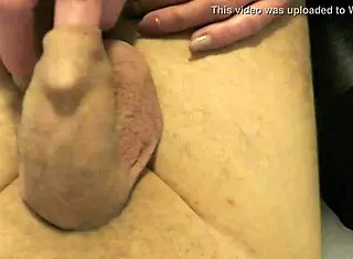 Foreskin play in latex gloves homemade fetish session what's next