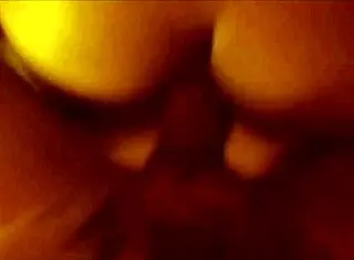 Inked dude with cute teen in close anal view