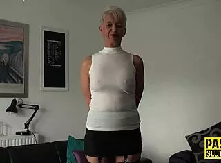 Mature Sub Feels Intense Domination And Squirting
