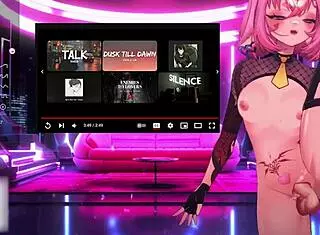 Fucking idol while she sings for you vtuber