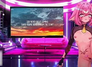 Fucking idol while she sings for you vtuber