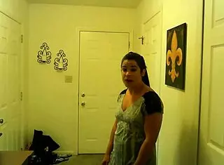 Loan shark predicament - cuckold boyfriend watches milf domination and gagging!