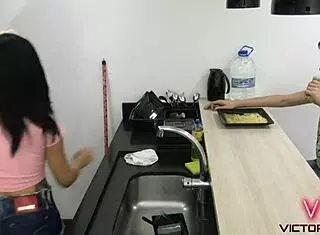 Young maid sucking my big cock?