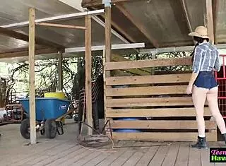 i ride dick cowgirl style with bffs outdoors