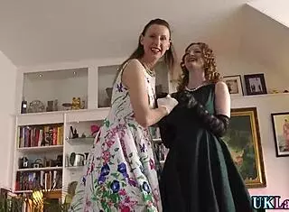 classy british redhead slut gets tongued and fucked hardcore