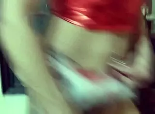 Mery Christmas falls on Santa's cock for a gift!