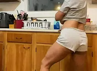 Latina Pornstar Anna Maria Teases While Doing Dishes And Dancing Part II