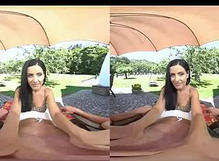 cayla lyons fucks outdoors with alex black