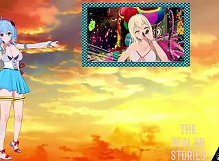 Deku and Midnight have hentai sex with blowjob and cumshot