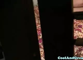 i watched that flirty babe get banged doggystyle on spycam