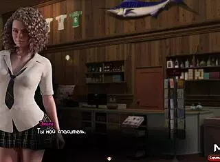 Cum in doctor's ass in office.